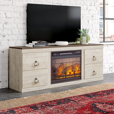 Esmarelda TV Stand for TVs up to 60"" with Electric Fireplace Included -  Signature Design by Ashley, EW0267W2