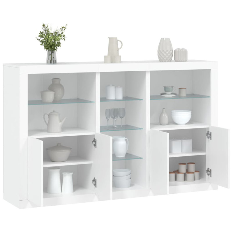 Azizbek 162cm Sideboard, White