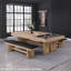 Table de billard en ardoise avec plateau de salle à manger Axis-124984632-124984619-124984629