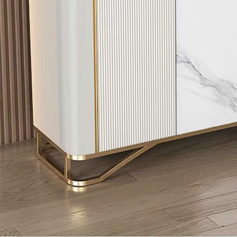 Rangement à chaussures moderne et minimaliste, Blanc