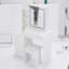 Meuble-lavabo de 37 po avec tabouret rembourré, taille moyenne, 37 po