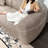 Retro Straight Fabric Sofa-434378080