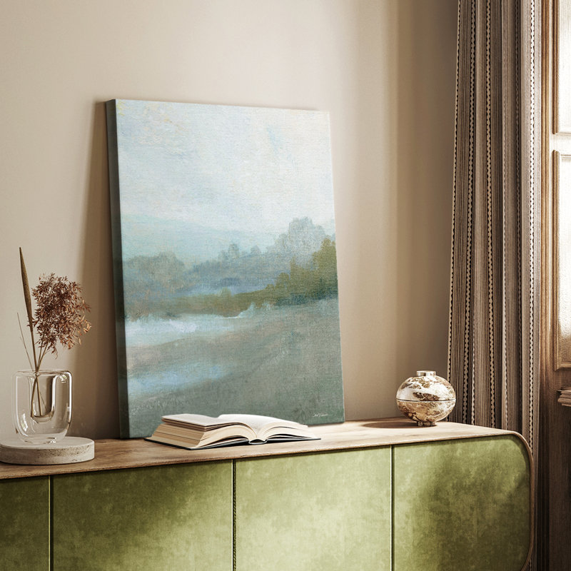 Azure Valley II - galerie Cavas sur mesure, H 18 po x l 12 po