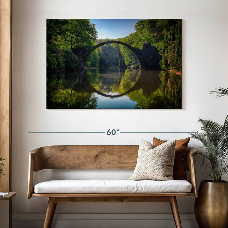 Lilie Bridge Reflection, 32" H x 48" W