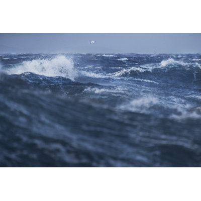 Rough Sea And Waves Crashing 1 - Wrapped Canvas Print