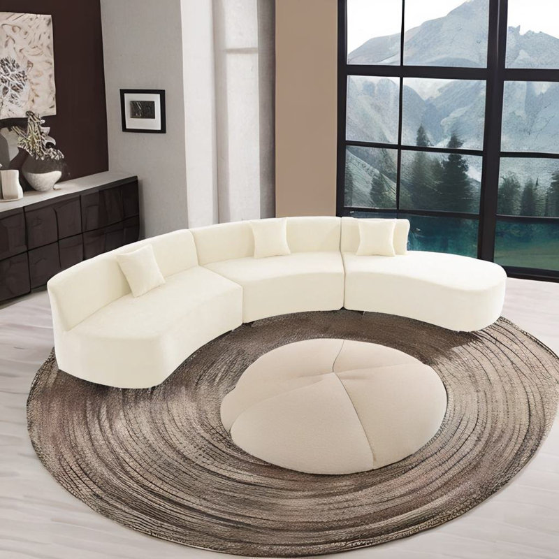Labrina 136,6 po, Chenille beige