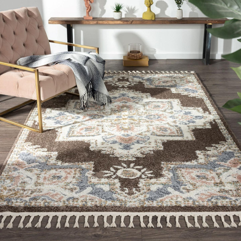 Oriental Indoor Rug, Rectangle 6' x 9'