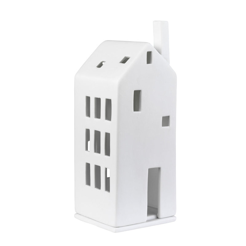 Porcelain Village House - Large Door - 7.5"