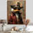 Brown Floater Framed Canvas