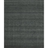 Hand Knotted Wool Area Rug in Charcoal And Grey