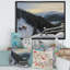 Vue sur les sommets enneigés - Peinture sur toile-59915929-59970001
