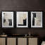 ABSTRACT Series DCLV  -Custom Framed  Premium Print W Matt - 3 Pieces-1359542772