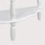 Console en forme de demi-lune de 42 po avec plateau et pieds ouverts-95431970