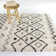 Catrin Charcoal Moroccan Trellis Area Rug
