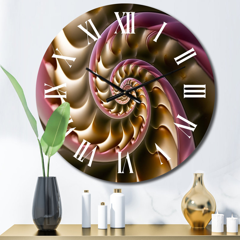 Horloge murale en métal, Moyenne