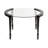 Santoro Round Floating Glass Coffee Table