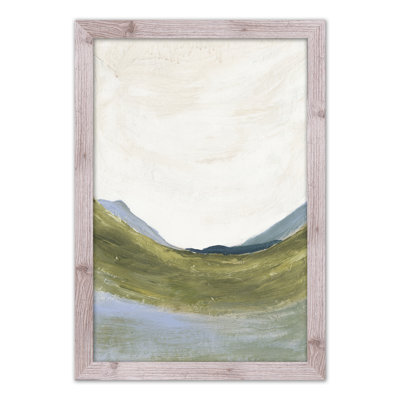 Paysage abstrait vert - peinture sur toile