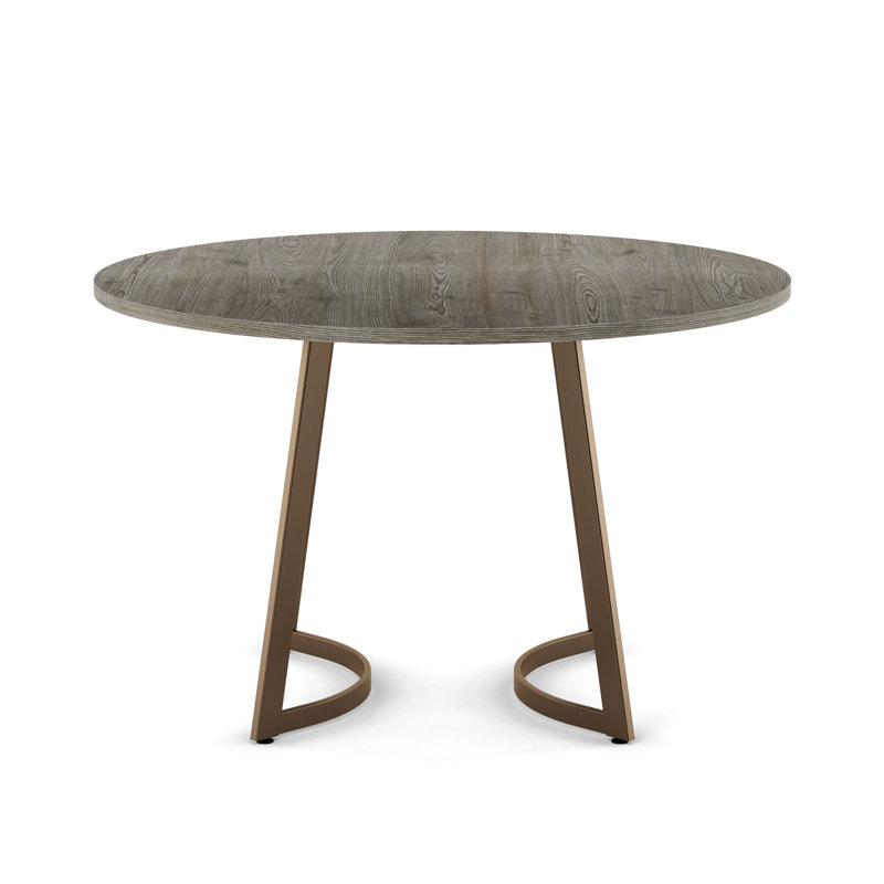 Josie 48" Round Dining Table, Bronze