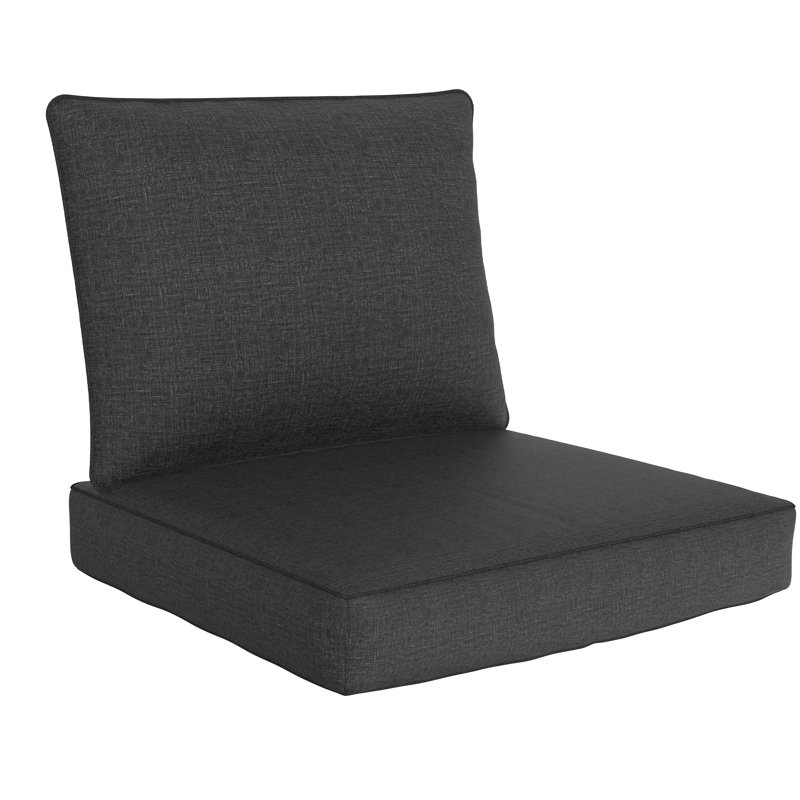 Meridian Seat/Back Cushion, Grey, Polyester