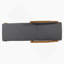 Chaise longue en bois d'acacia durable avec positions réglables et coussins non poreux, pour la détente en plein air-353831003-353831001