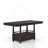 Deep Coffee Counter Height Dining Table