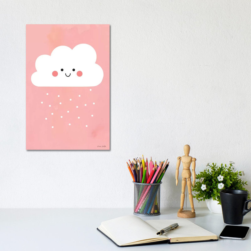 Happy Cloud I by Ann Kelle - Wrapped Canvas Print, 20.32 cm H x 30.48 cm W