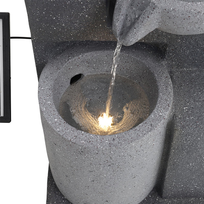 Mele Outdoor Weather Resistant Cascade Fountain