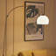 Amersham Arched Floor Lamp with Marble Base-1168860041-1311688392