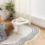 Table d'appoint en forme de nuage blanc crème
