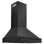 Black Studio 36" 700 CFM Convertible Wall Mount Range Hood in Black