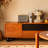 Elegant grille surface TV stand, coffee table