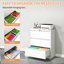 Cabinet verrouillable en métal à 3 tiroirs, blanc, pour le bureau personnel, pour ranger des dossiers de format Légal / Lettre / A4 / F4, classeur blanc fiable et fonctionnel à 3 tiroirs Légal / A4 / F4, pratique-120996759
