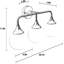 Luminaire de meuble-lavabo moderne à 3 lumières avec abat-jour en verre blanc laiteux, applique murale en or brossé pour éclairage en miroir, installation câblée (ampoules non incluses)