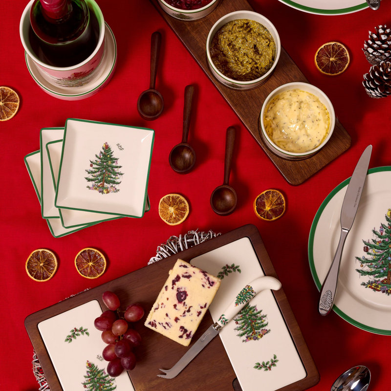 Spode Christmas Tree 7PC CONDIMENT BOWL SET