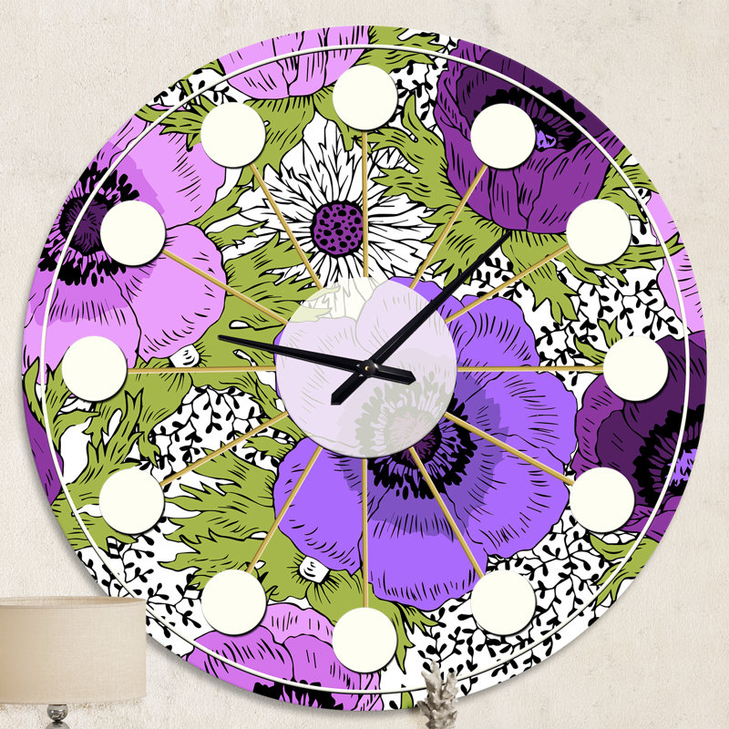 Horloge murale Mid-Century, Moyenne