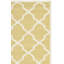 Tapis doré / ivoire en laine touffeté à la main à motif géométrique Carolene-911986236