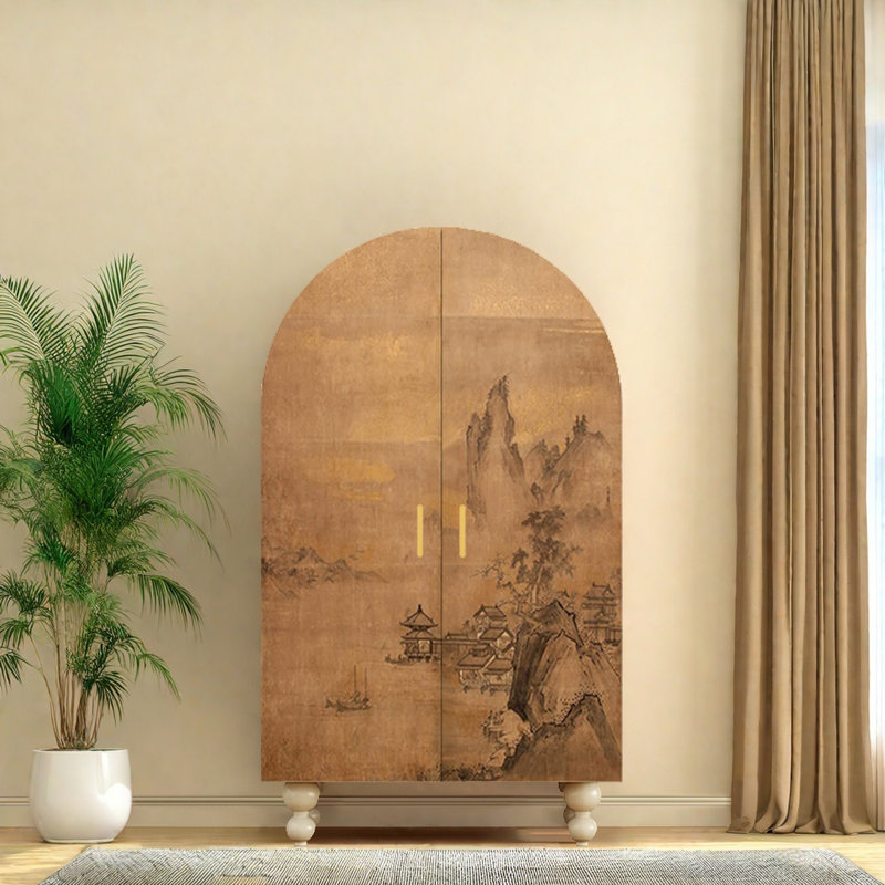 Garde-robe française pour chambre à coucher, Beige