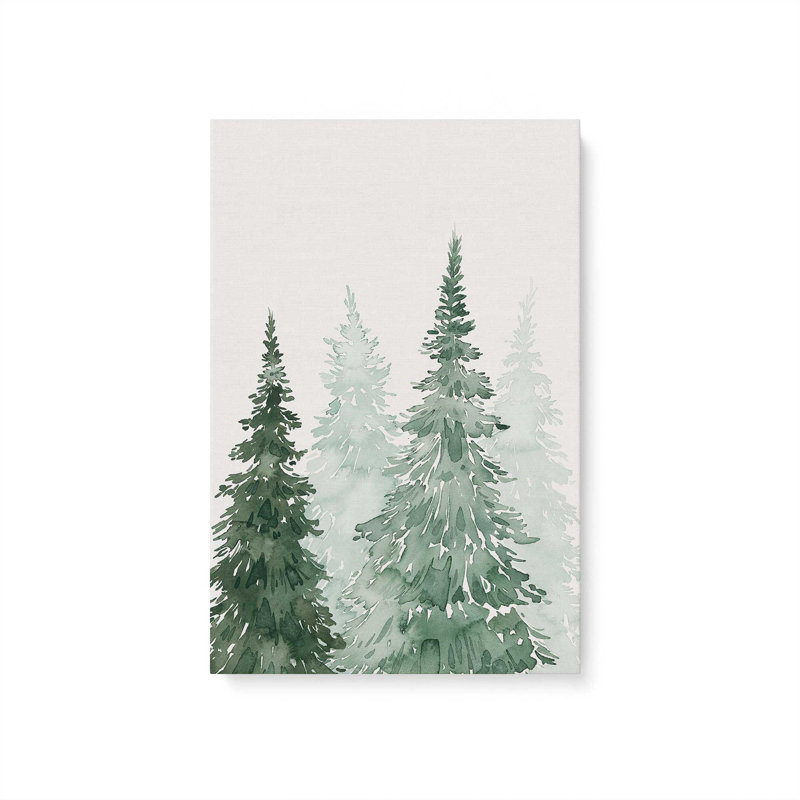 Toile tendue Whispering Spruce Shadows II, H 30 po x l 20 po