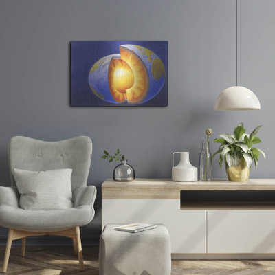 Ivy Bronx 'The Earth' by Harro Maass, Metal Wall Art,