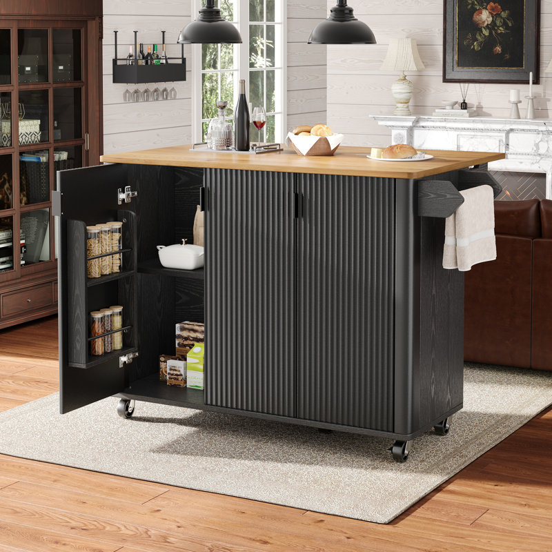 Kitchen Island, Black