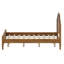 Lit plateforme durable en bois, tête et pied de lit assortis-129427985