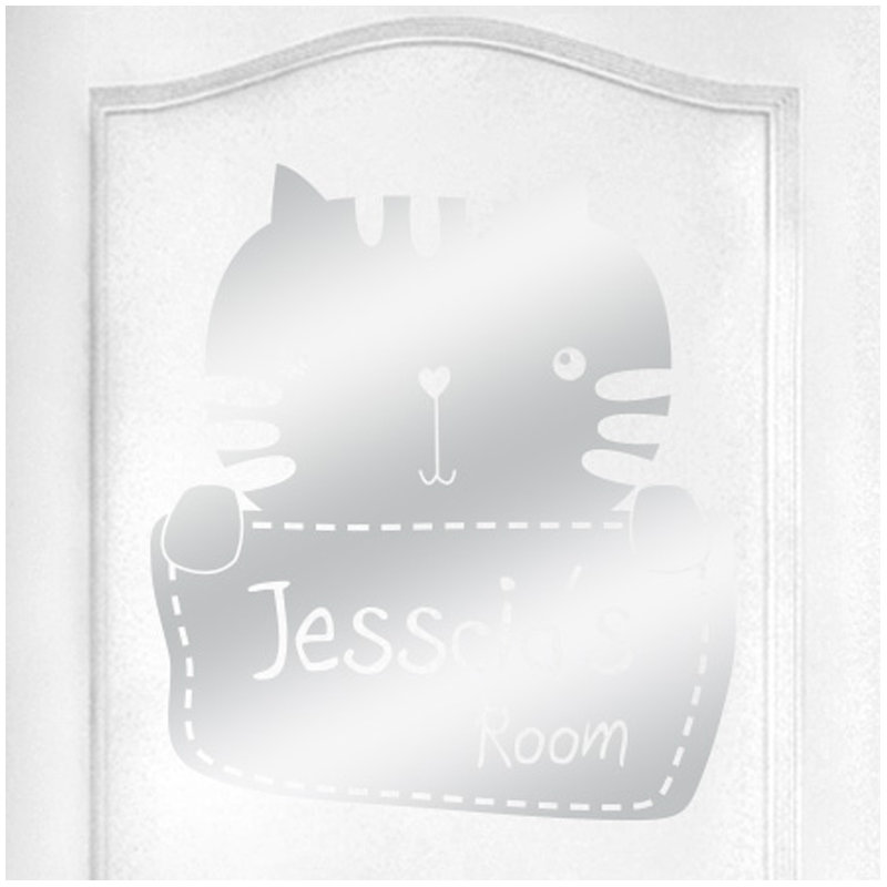 Animals Wall Decal, Shiny Silver