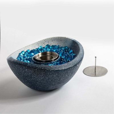 Tabletop Fire Pit,Table Top Fire Bowl Outdoor & Indoor Portable Ethanol Fireplace Alcohol Fire Pot
