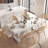 6 - Person Dining Table Sets With Expandable Table & 6 Upholstered Chairs-1798295191