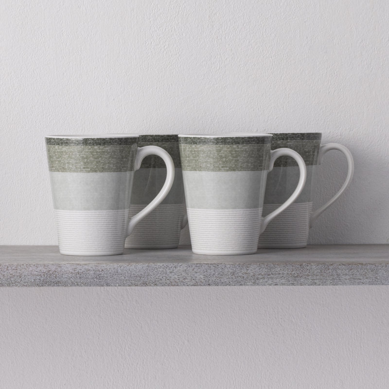 Tasses à poser 12 oz. Noritake, 4, Sauge