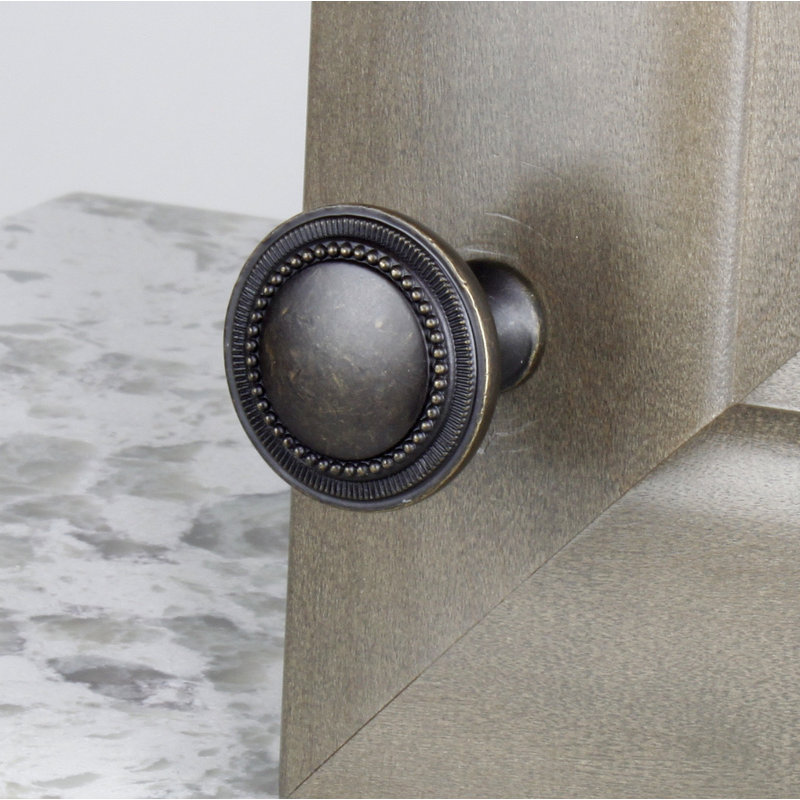 Hand Painted Kentwood 1 1/4" Diameter Round Knob, German Bronze