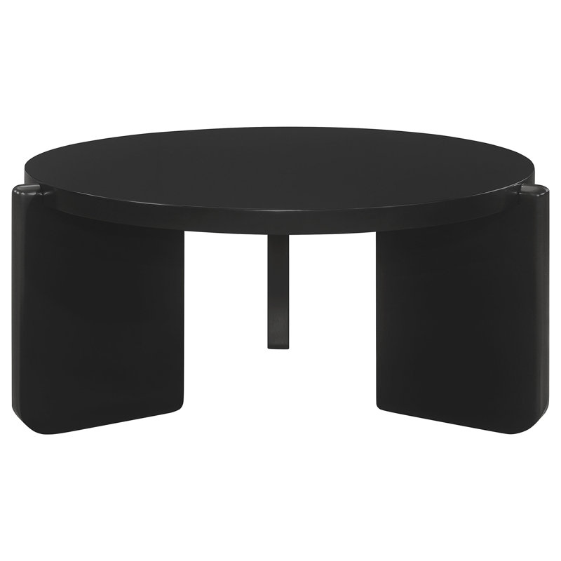 Round Solid Wood Coffee Table