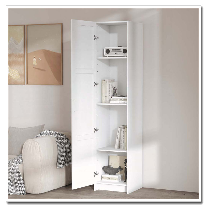Armoire de rangement haute et étroite pour petits espaces
