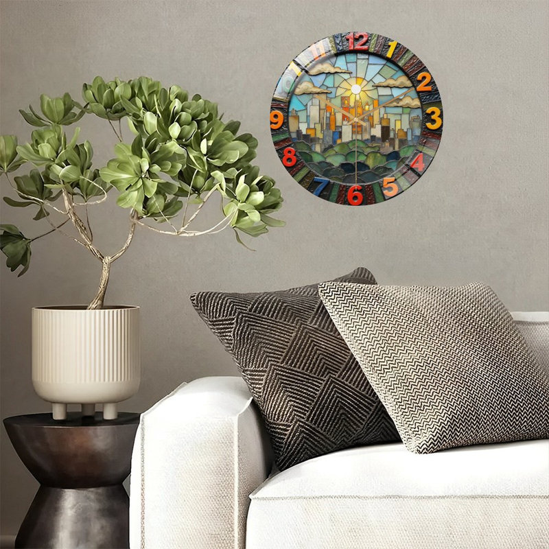 Horloge murale 12 po