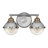 Kyoto 2 - Light Dimmable Polished Nickel Vanity Light